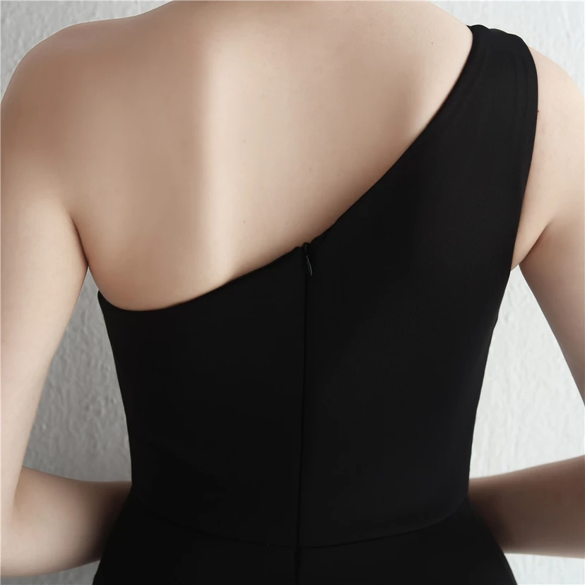 Satin-Kleid, schmal geschnitten, schulterfrei, lang, für festliche Anlässe wie Dinnerpartys, Hochzeiten oder Ausstellungen von Automodellen view 16