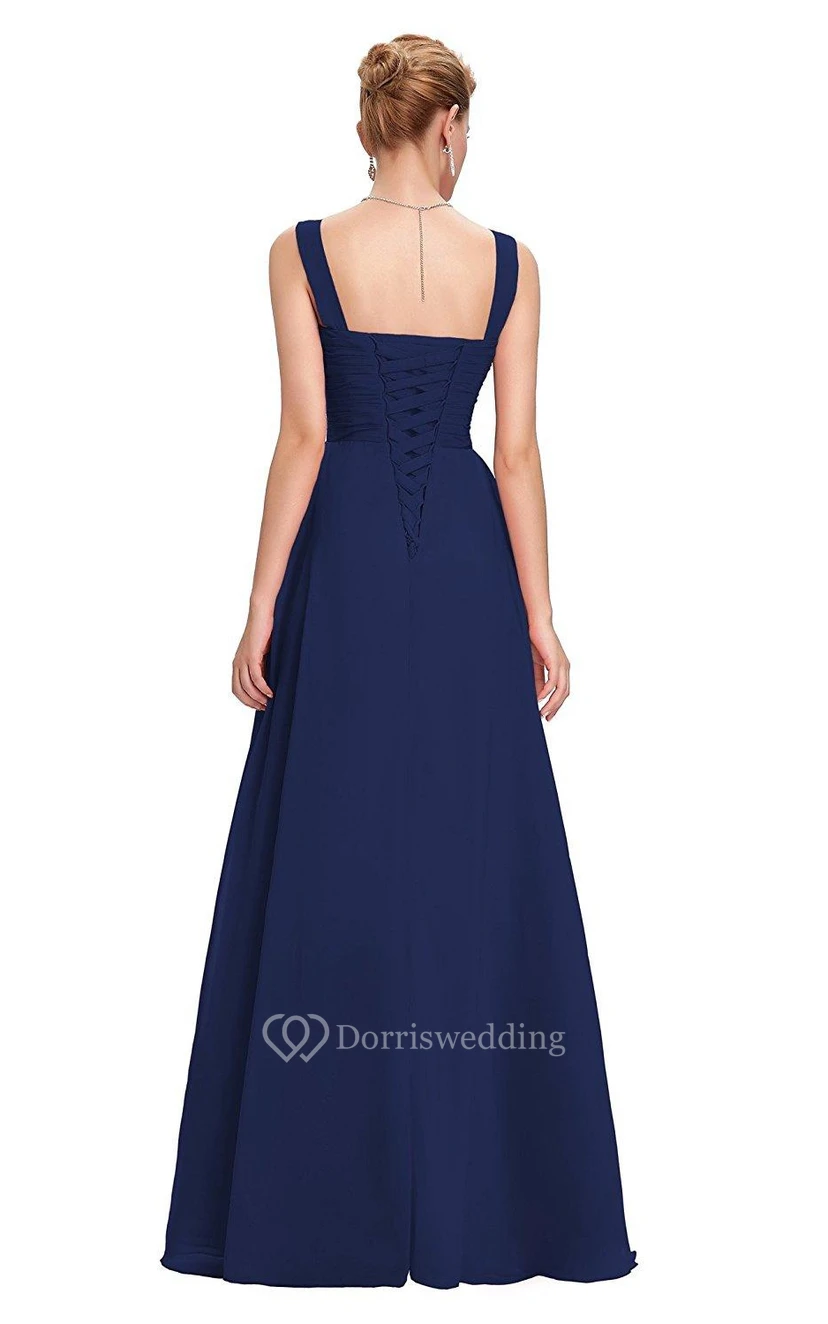 Empire Sweetheart Empire Chiffon Pleated Dress view 2