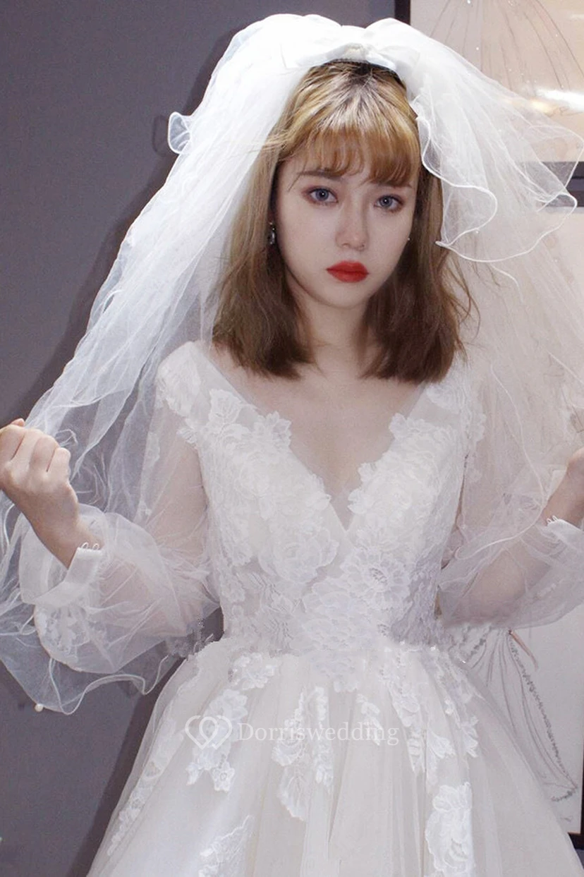 Soft Puffy Tulle Wedding Veil Multiple Layers