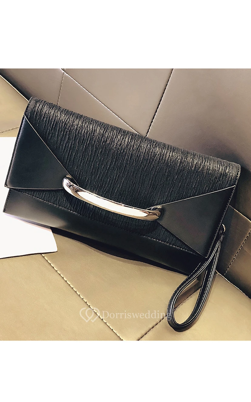 Refined Zipper PU Clutch view 6
