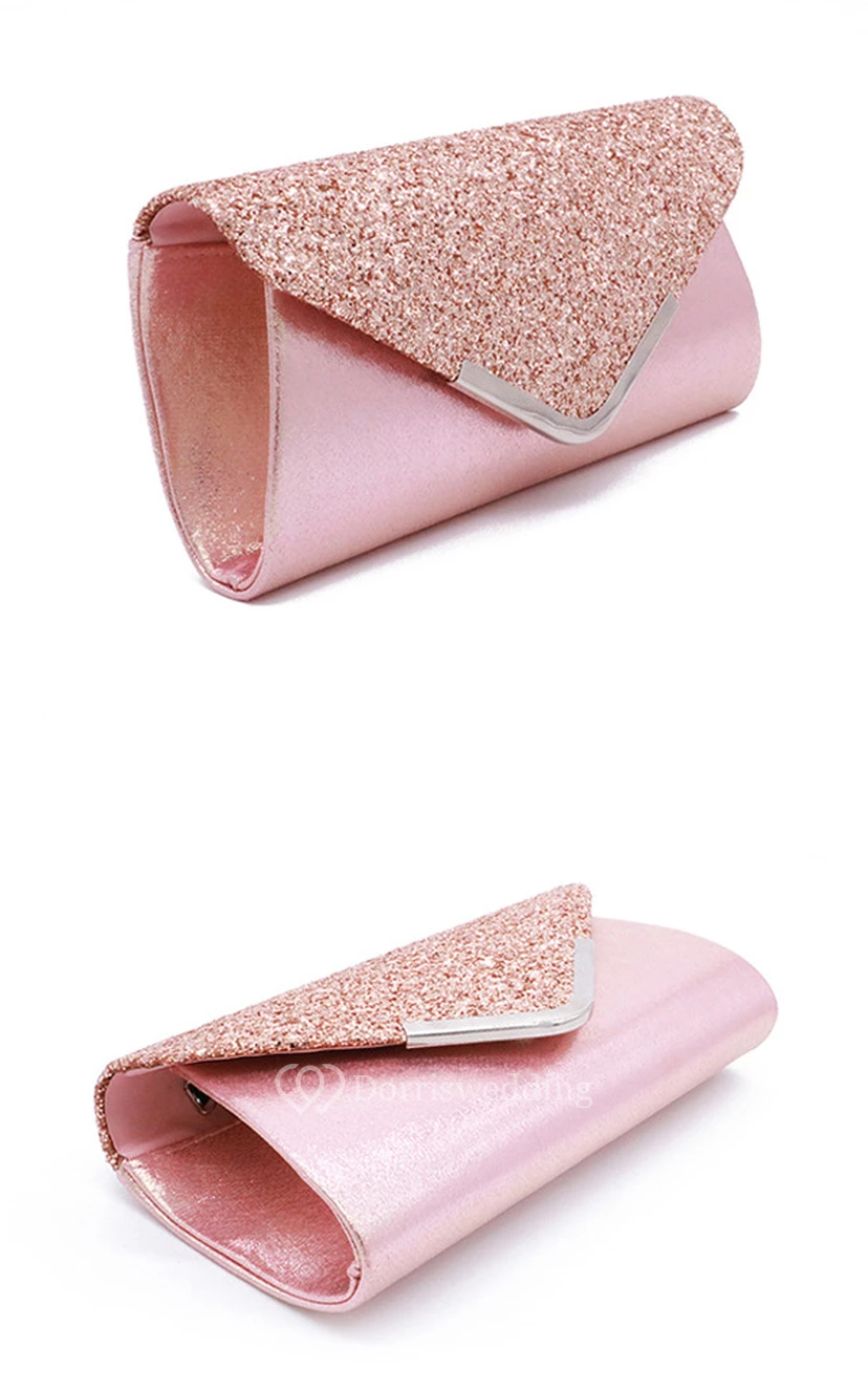 Sequin Flap Envelope Clutch view 2