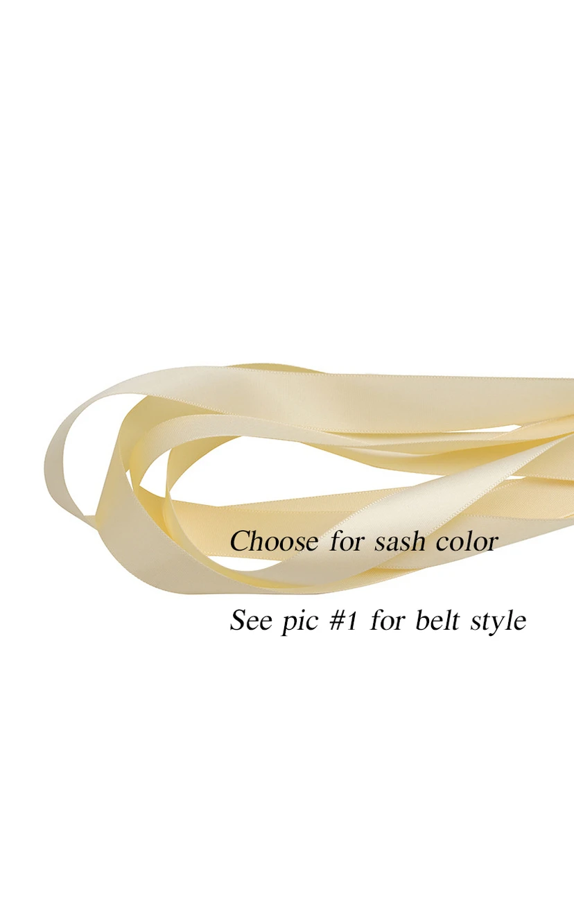 Luxury Tied Belt with Rhinestone view 7