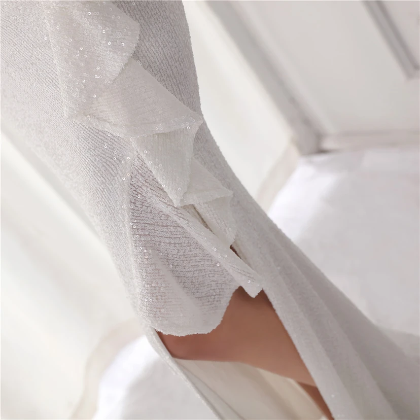 Fairy Dream Celebrity Party Party Evening Sexy Long Slim Toast Bride view 53