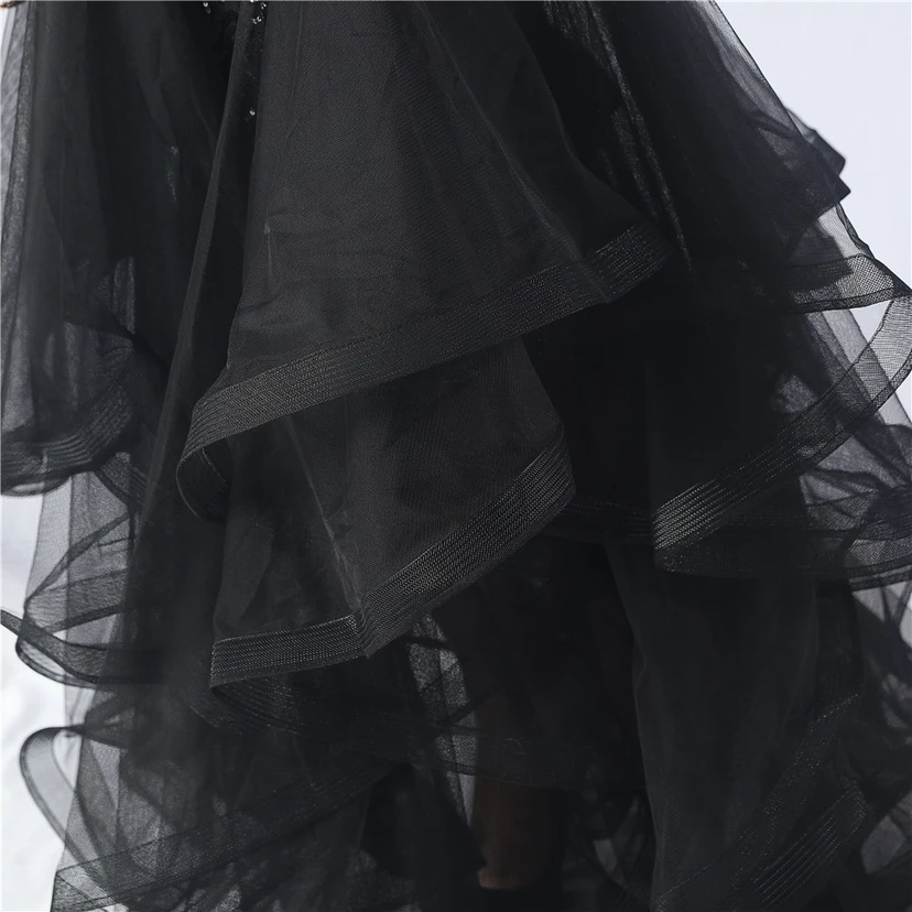 Handgefertigte Perlen, festes Netz, Positionierungsblumenperlen, Spleißnetz, heißes Tanz-Feier-Performance-Kleid view 50