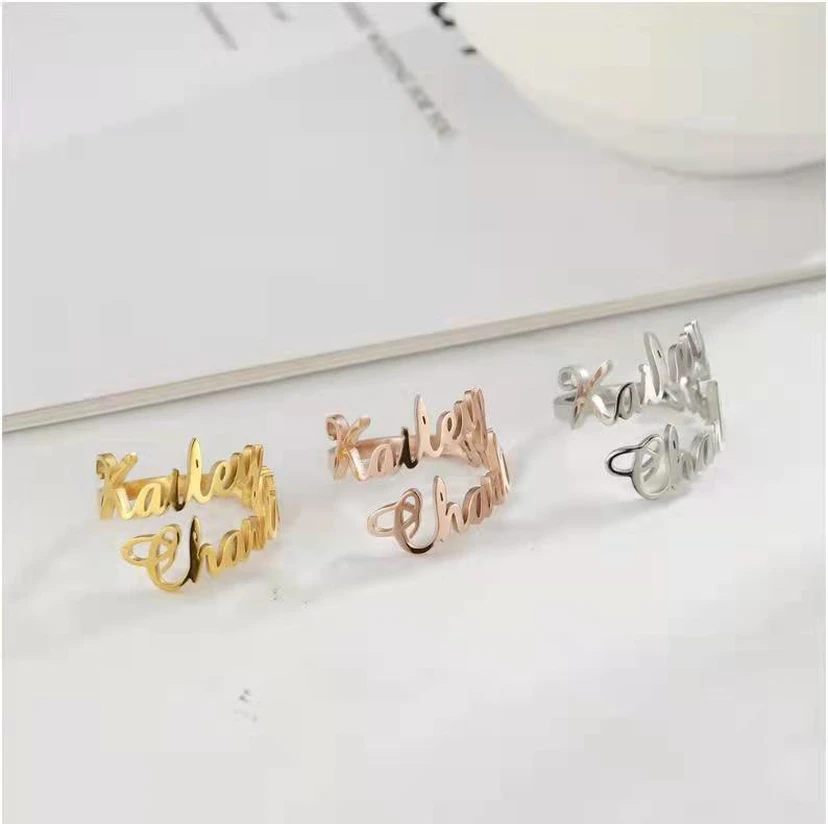 Personalised Name Stainless Steel Ring