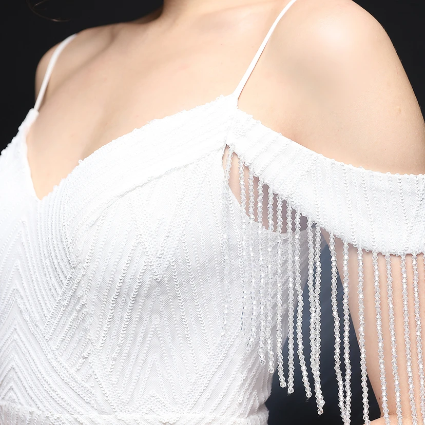 Sequined Fishtail Long Dress Performance Internet Celebrity Event Banquet Car Model Etiquette Evening Dress view 8