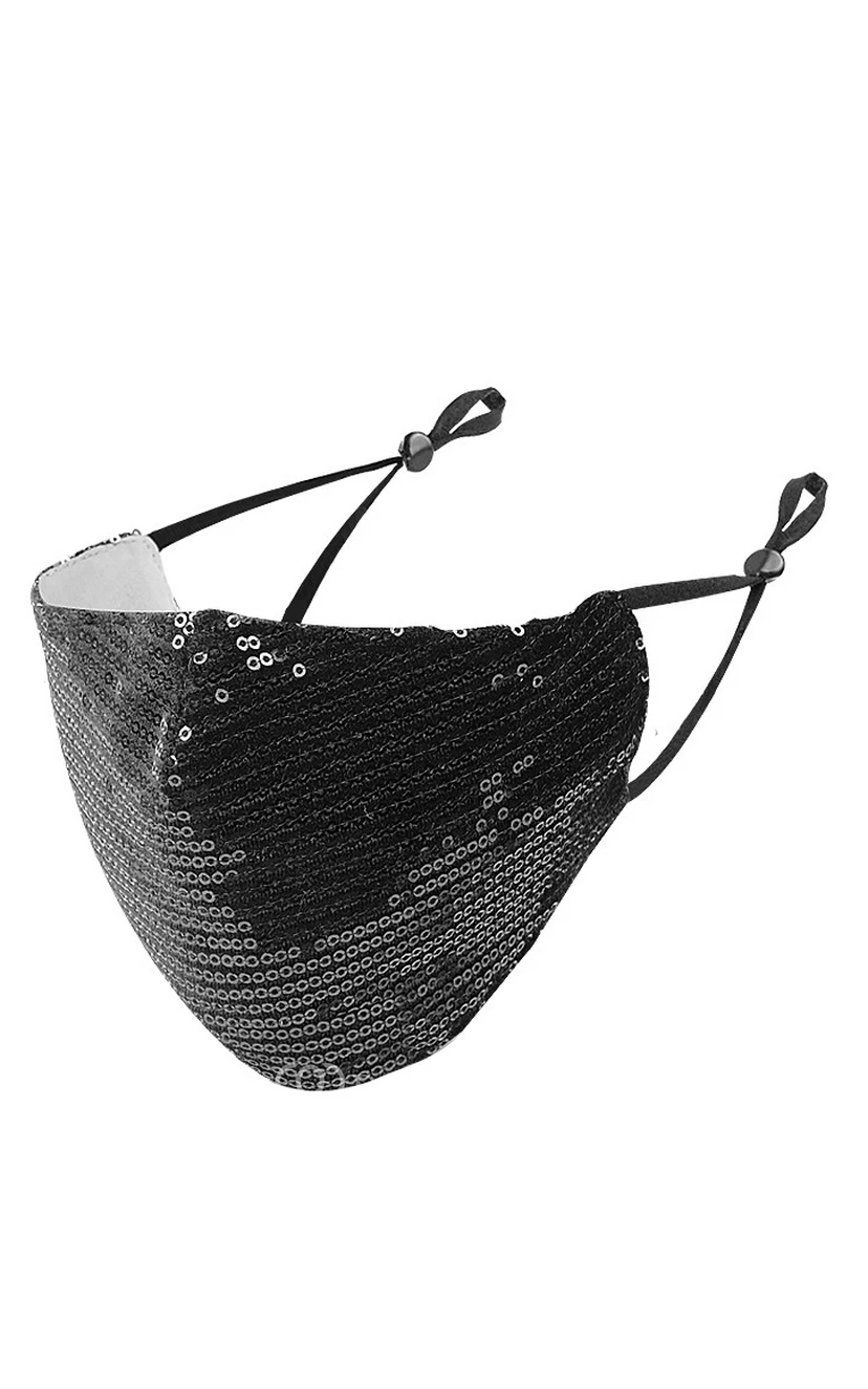 Non-Medical Sequin Face Masks view 8