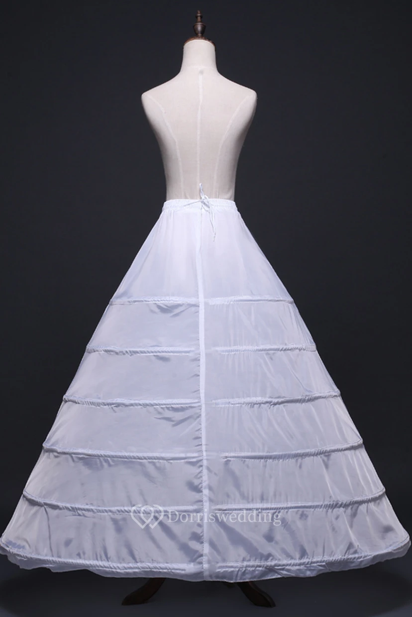New Skirt Petticoat with Elastic Waist Thick 6 Steel Ring view 2