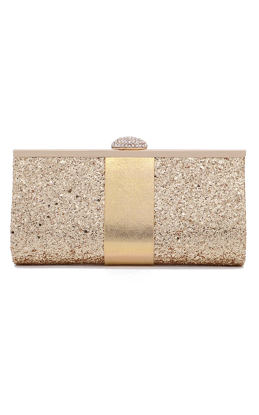 Sparkling Top Clasp Minaudiere view 6