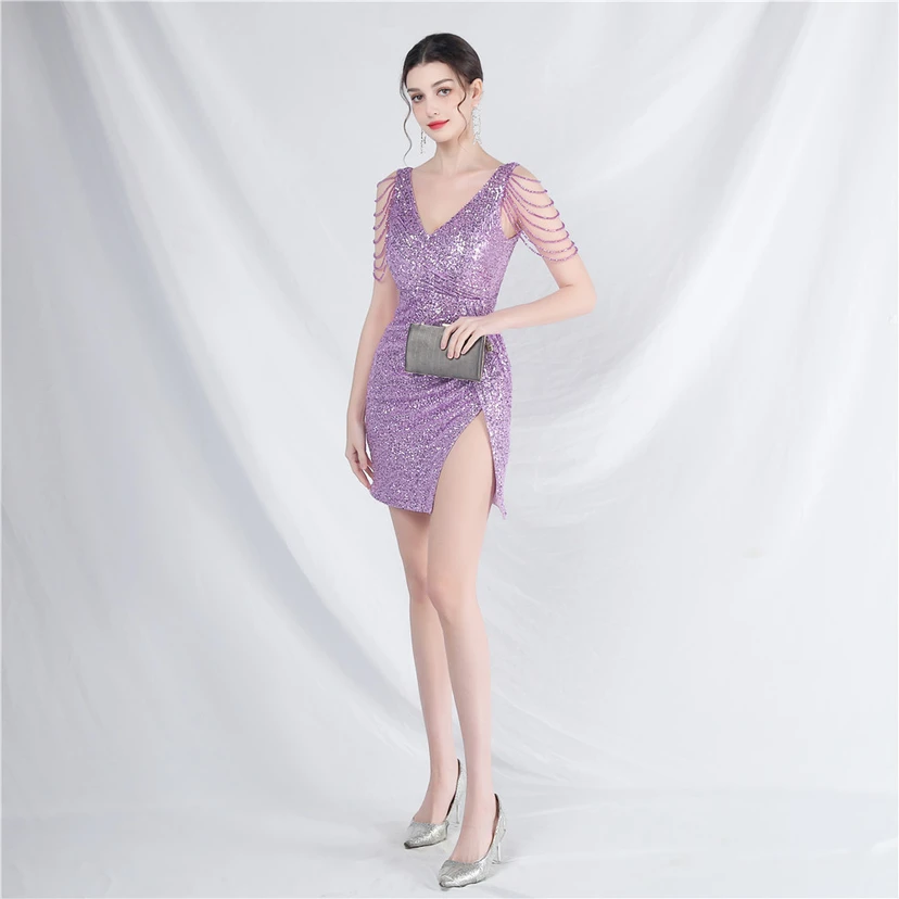 Full-Style Direct Sales Elegant Daily Short Mini Dress Short Skirt view 54