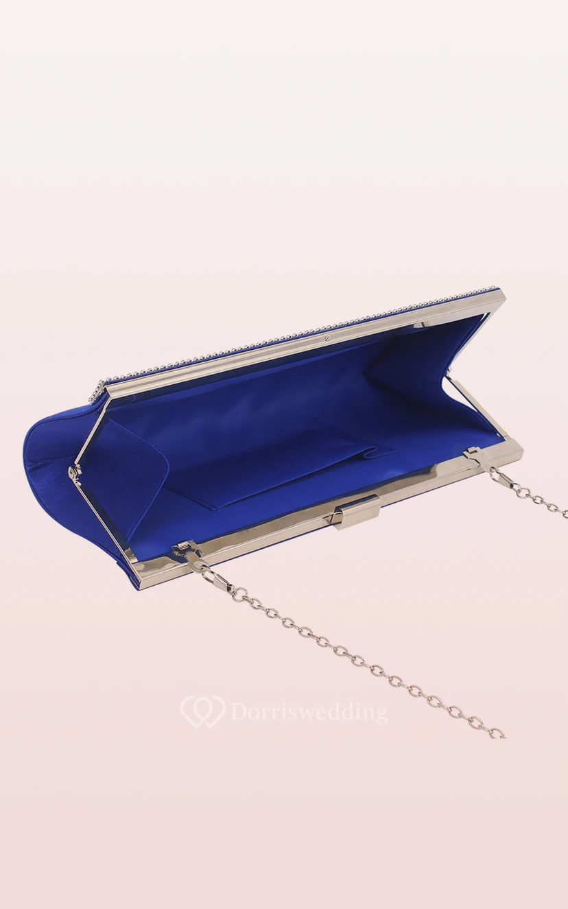 Rhinestone Woven Clutch view 11
