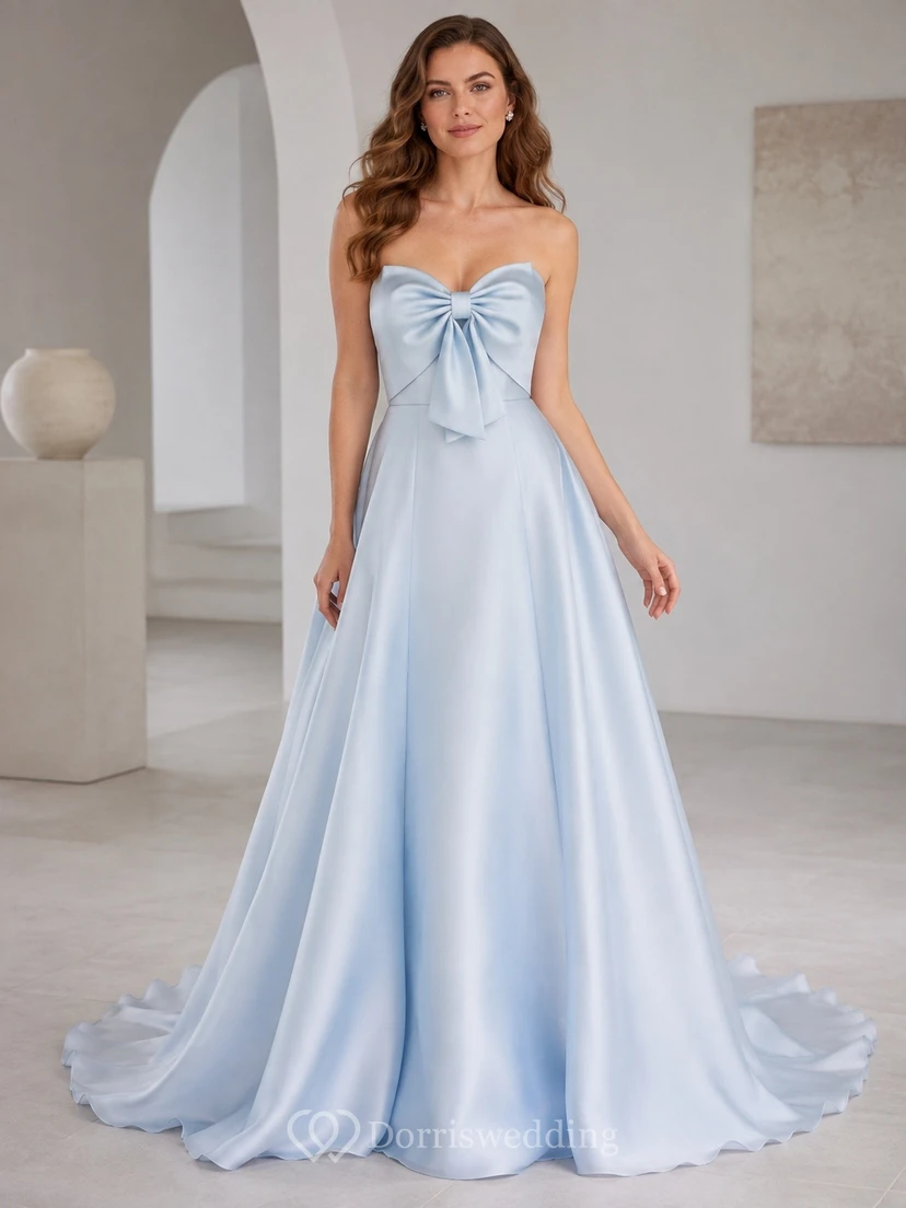Schulterfreies Ballkleid – ein elegantes Brautkleid