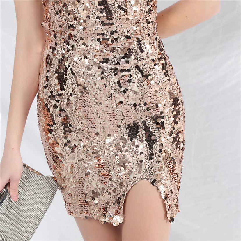Small Dress Daily Short Dress Sequined Short Dress view 9