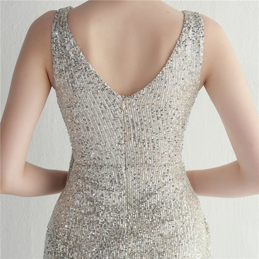 Paillettenkleid von Cross-Border Supply Boutique, ideal für Promi-Automodelle, Dinner-Auftritte und lange Abendkleider view 17