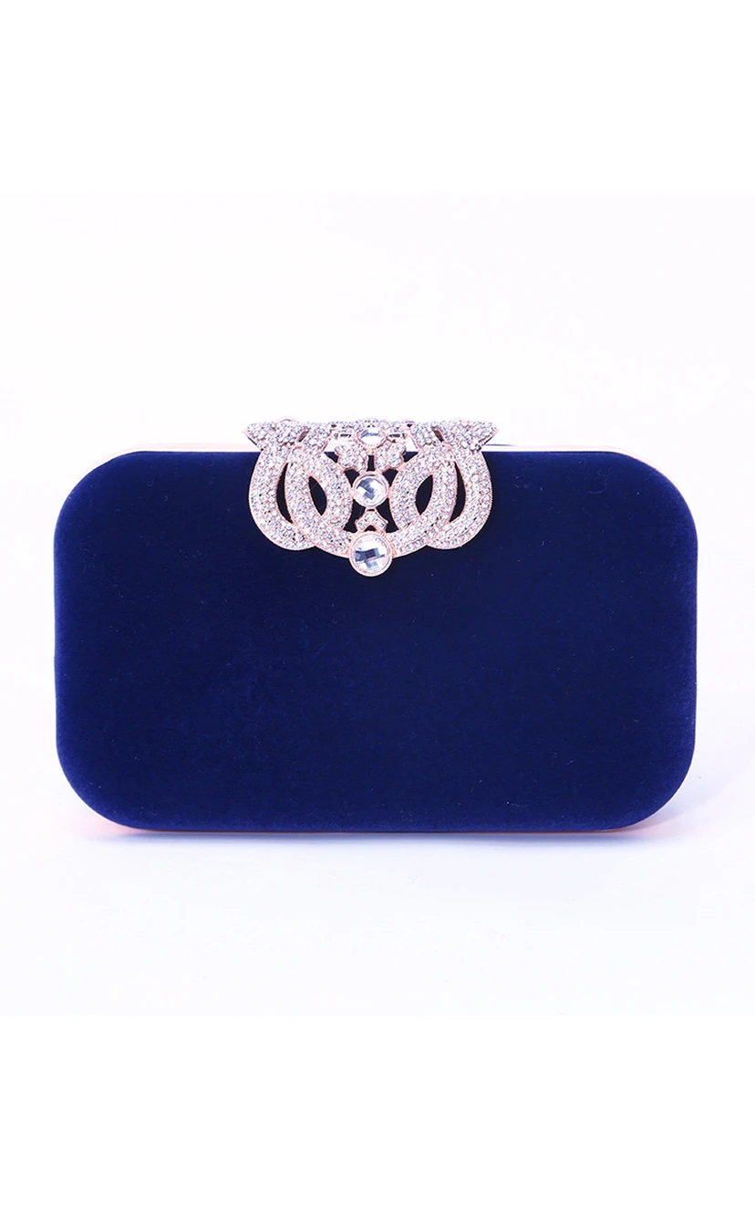 Flannel Crystal Clutch view 5