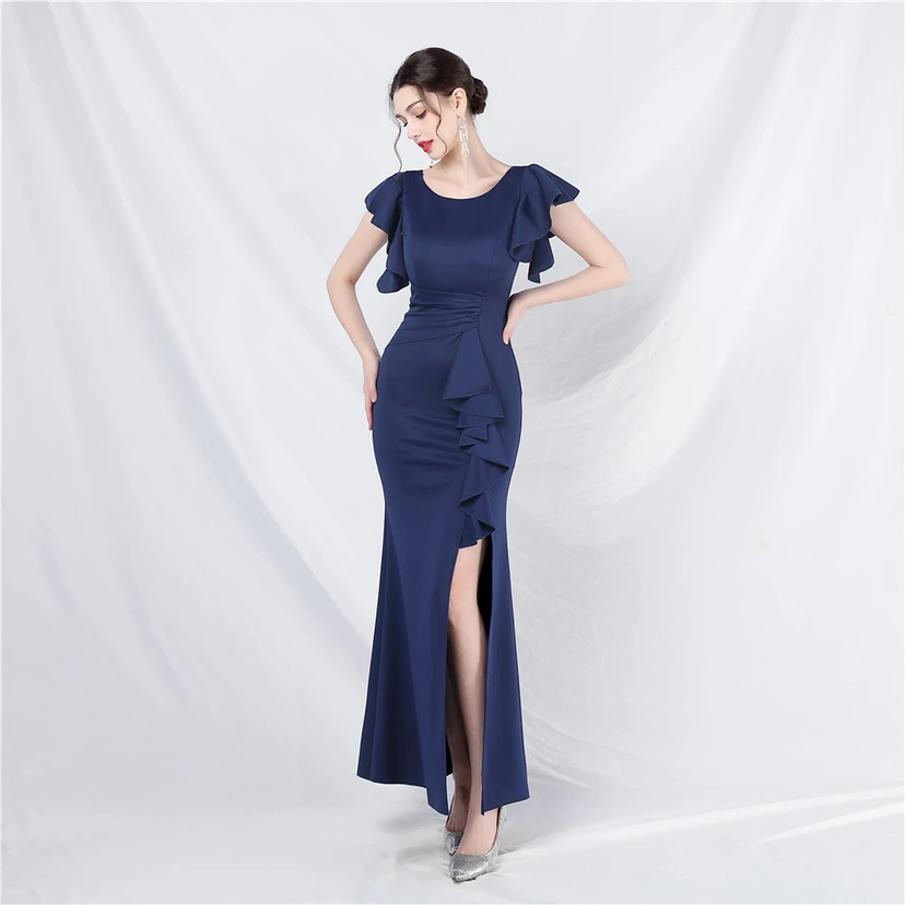 Wedding Celebration Exhibition Car Model Long Dress Skirt view 12