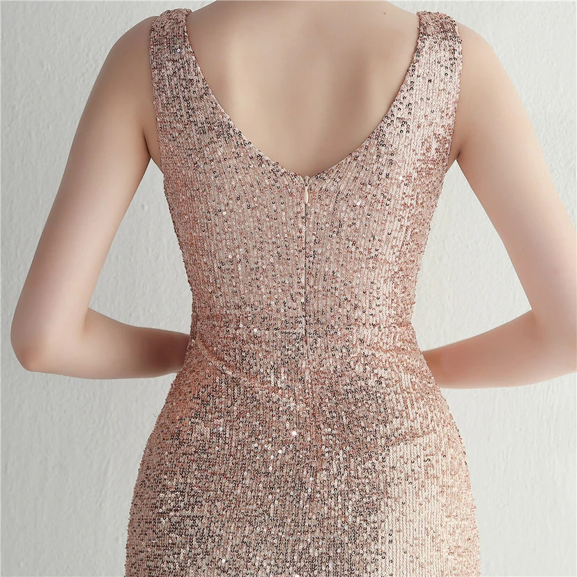 Paillettenkleid von Cross-Border Supply Boutique, ideal für Promi-Automodelle, Dinner-Auftritte und lange Abendkleider view 7