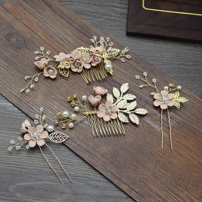 Romantic Chic Alloy Hair Combs view 2