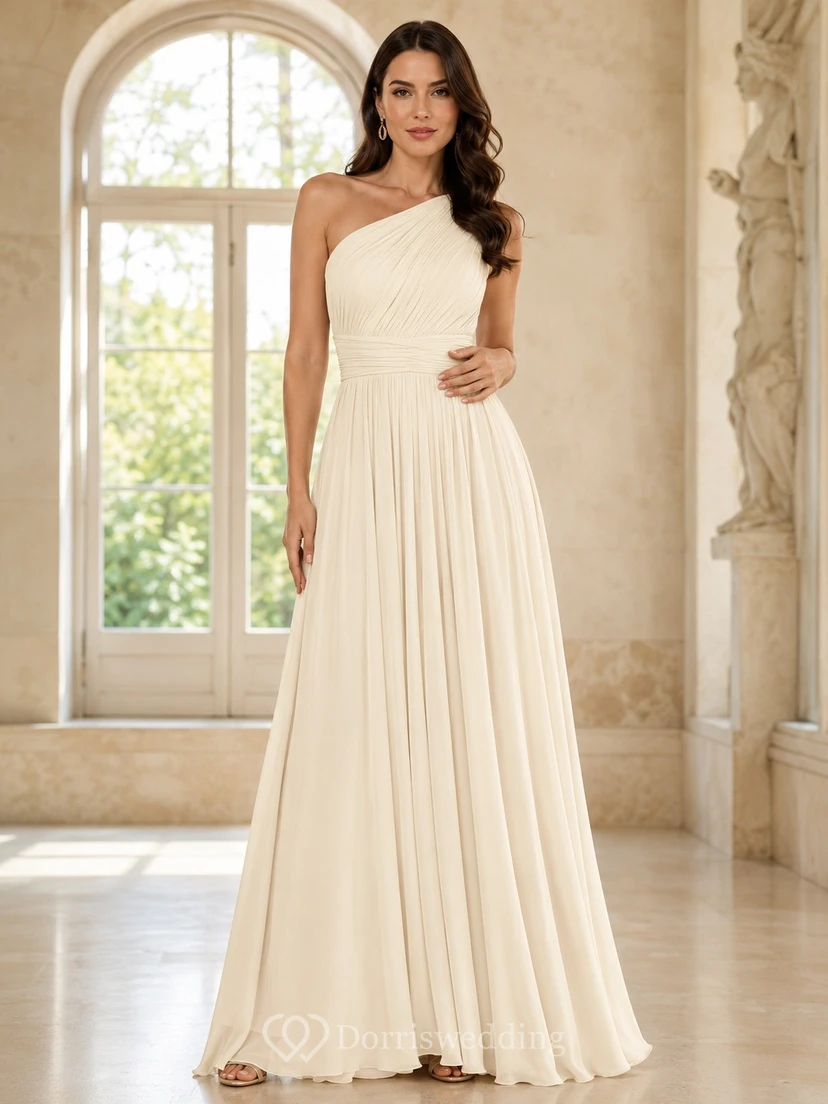 Spaghetti Strap Scoop Neck A-Line Floor Length Bridal Gown