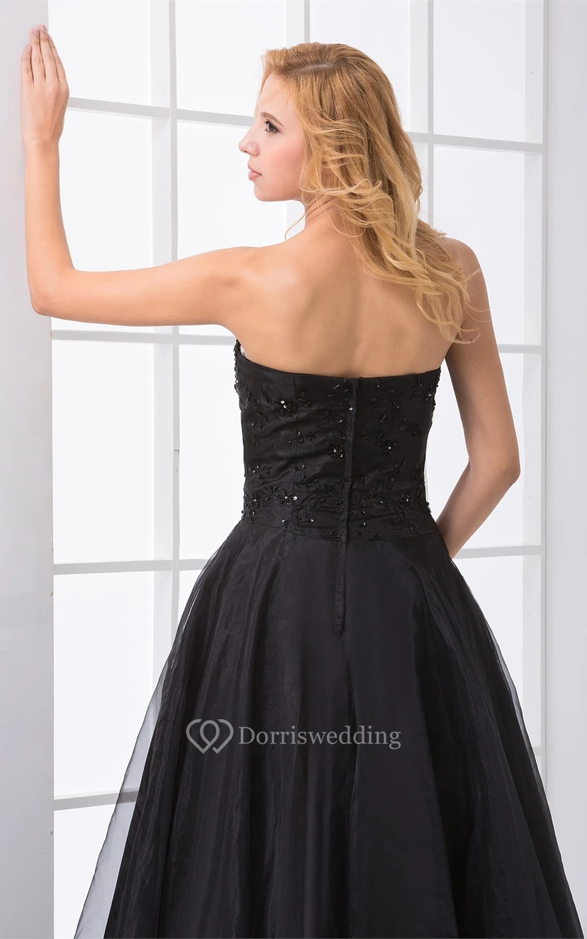 Glam Sleeveless Sweetheart a Line Ankle Length Special Occasion Dresses view 7