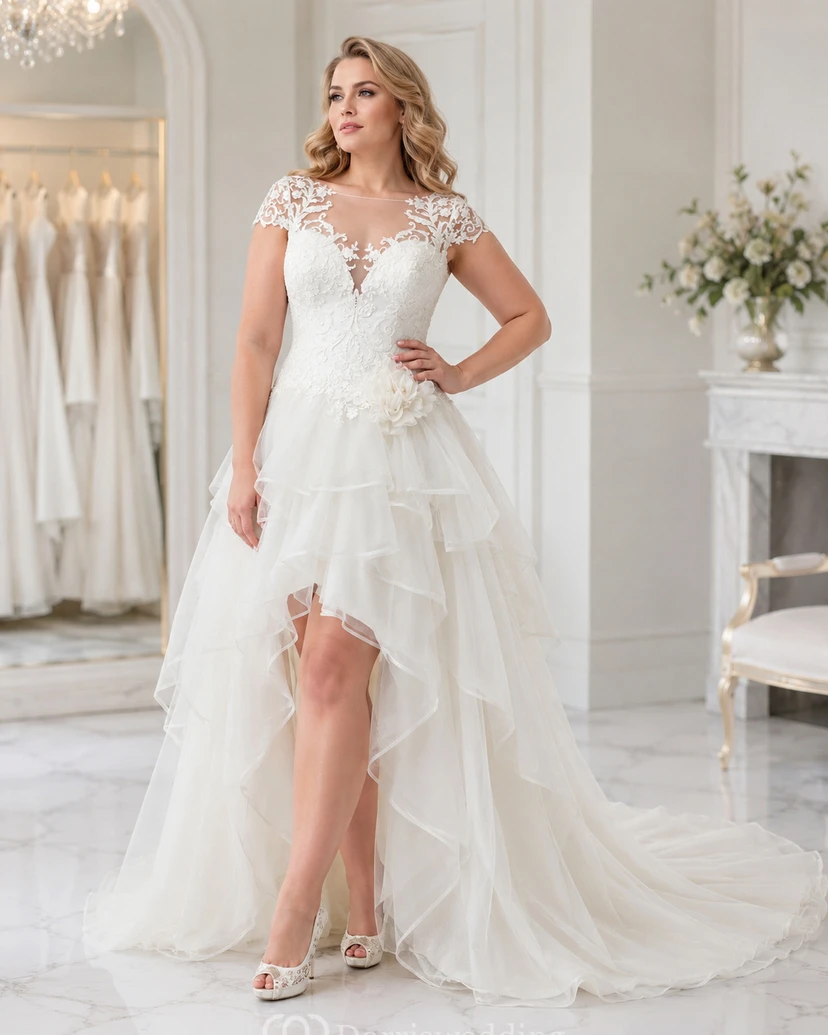 shirt dress wedding gown Our metallic jacquard shirt waist gowns are our wedding go-to's, so easy and elegant!