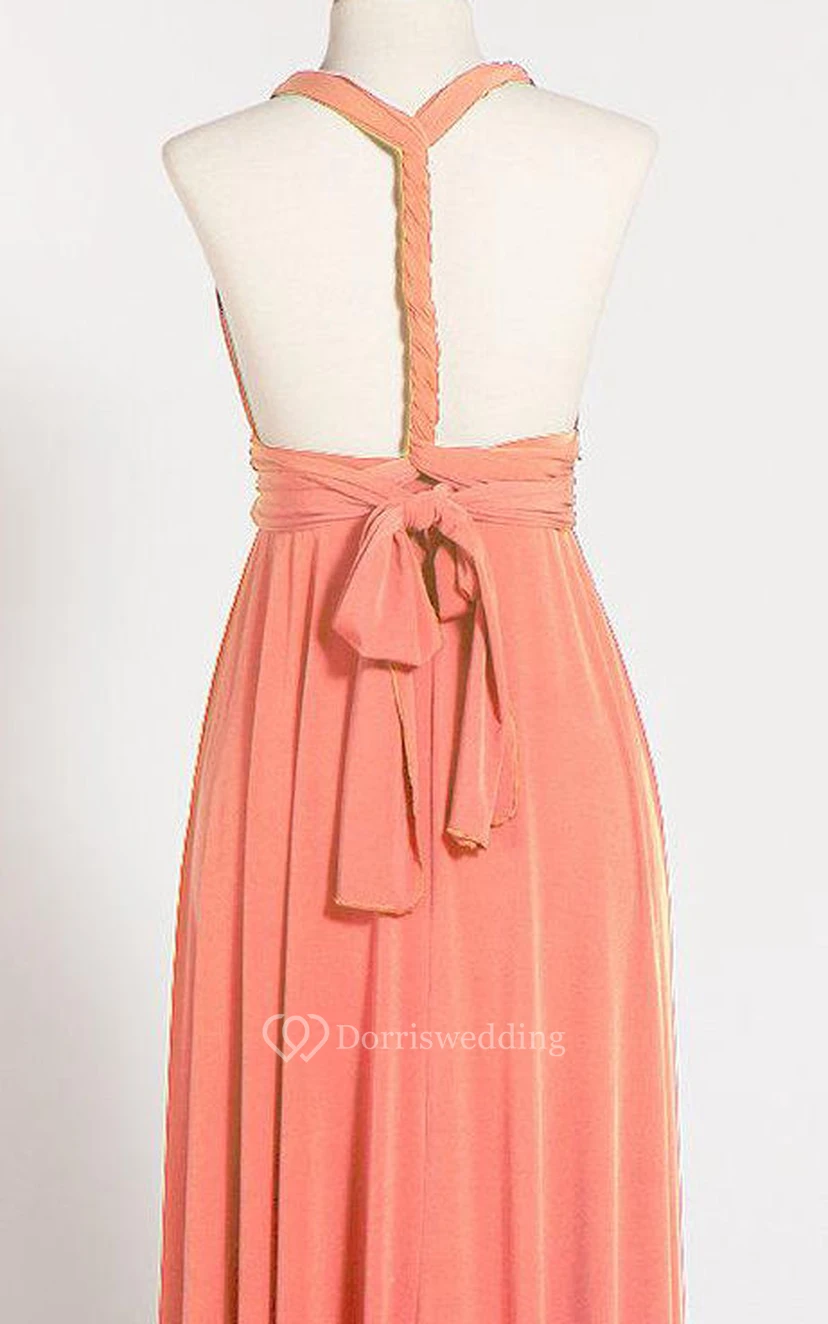 Marsala Infinity Long Convertible Dress view 2