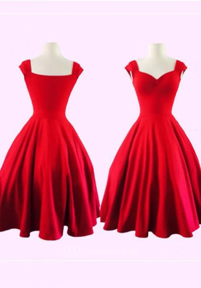 Sexy Red Sweetheart Strap Short Homecoming Dress on Sale