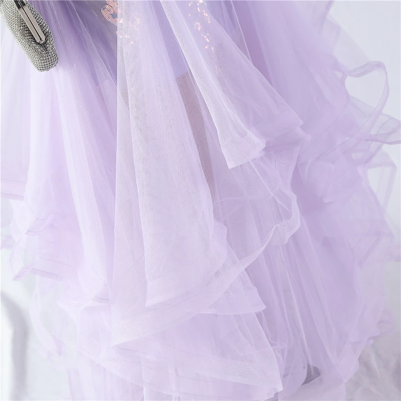Handgefertigte Perlen, festes Netz, Positionierungsblumenperlen, Spleißnetz, heißes Tanz-Feier-Performance-Kleid view 70