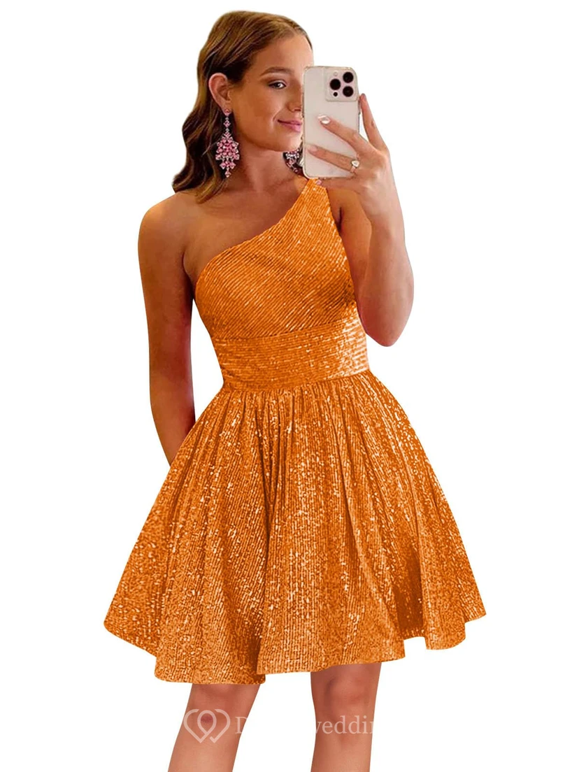Burgunderfarbenes, einseitig schulterfreies Pailletten-Cocktailkleid view 13