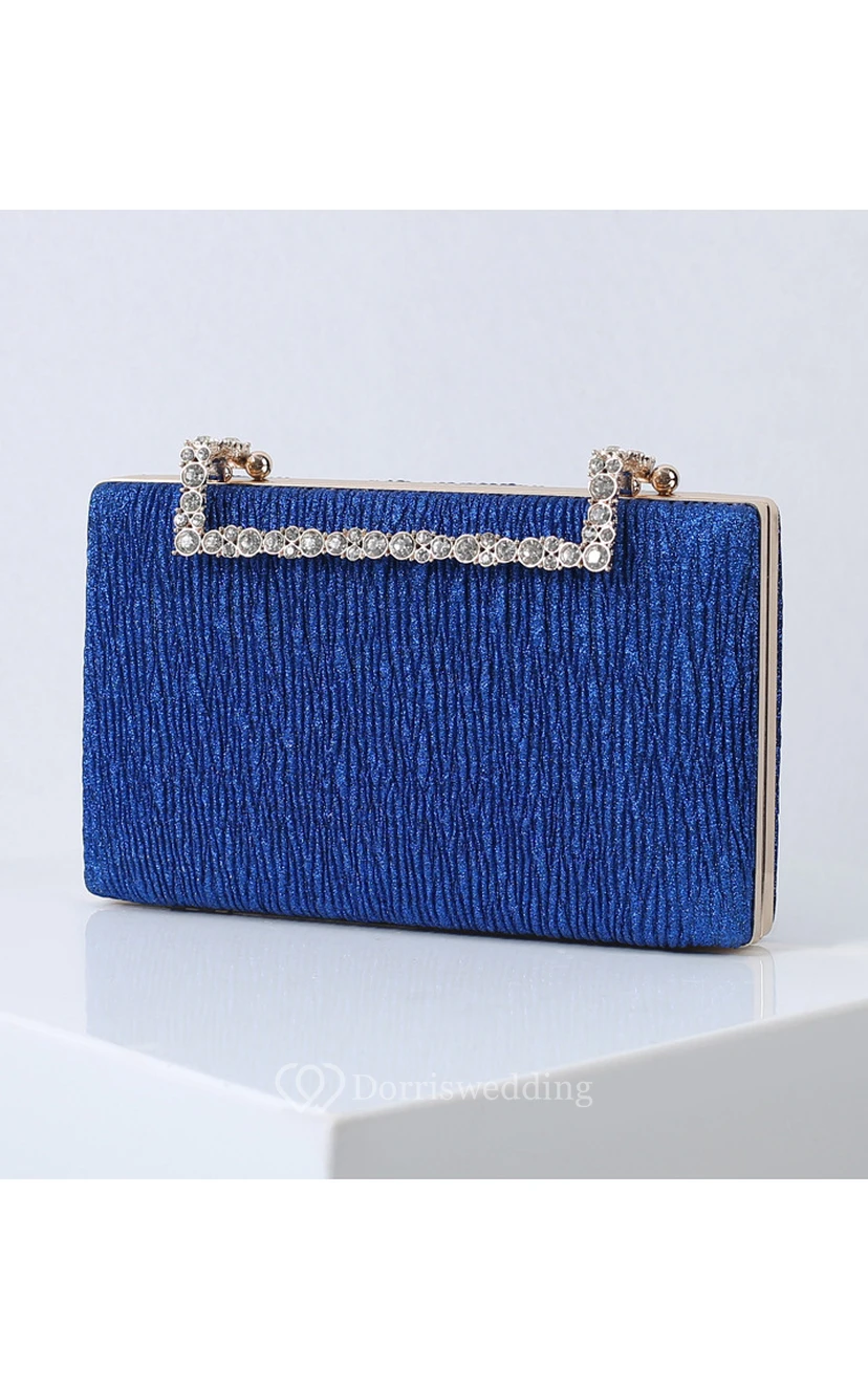 Schlichte Clutch mit Kristallgriff view 4