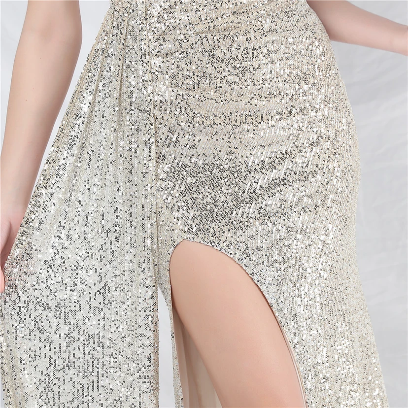 Cross-Border Dress Crafted Custom-Made Beaded Sequined Long Evening Dress view 38