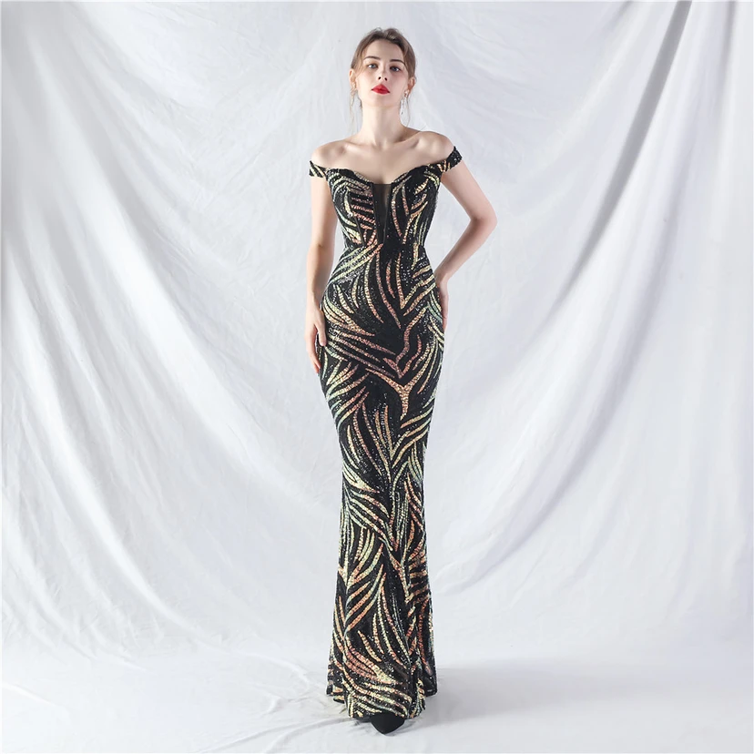 Palace Herringbone Waist Vest High-End Evening Dress view 52