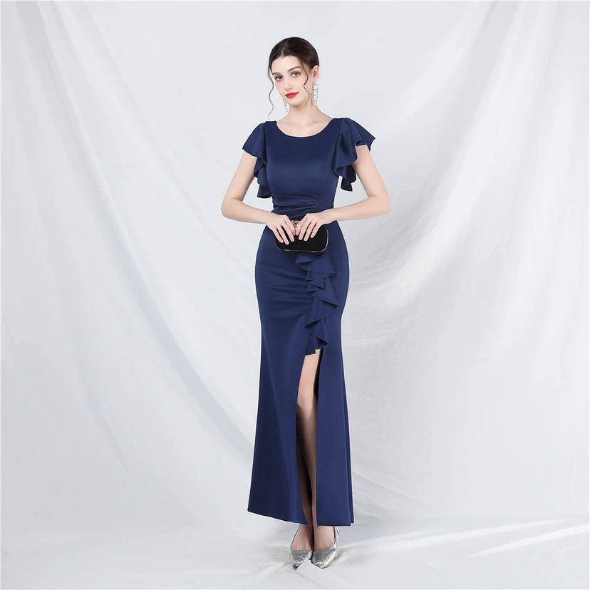 Wedding Celebration Exhibition Car Model Long Dress Skirt view 15