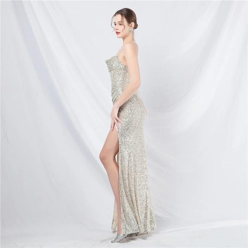 Palace Style Fishbone Waist Heavy Beading High-End Evening Dress view 39