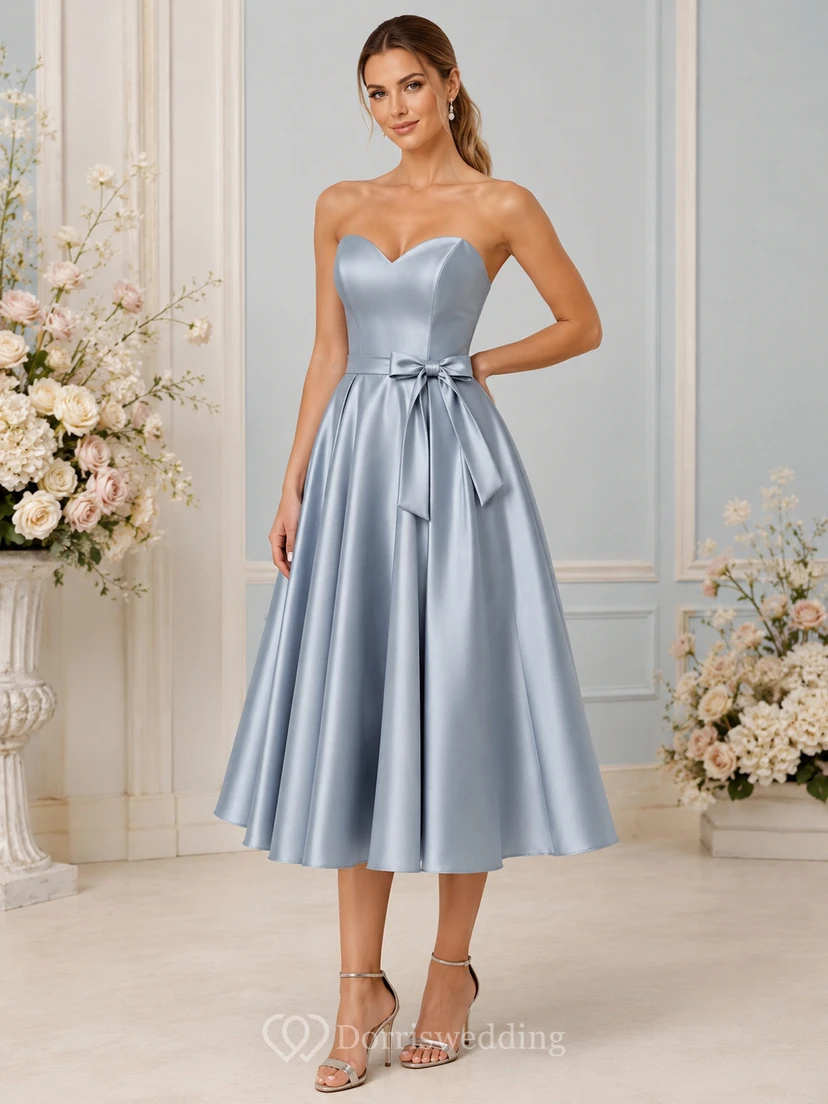 Sage Refined Chiffon Sheath V-neck Knee Length Cocktail Dress