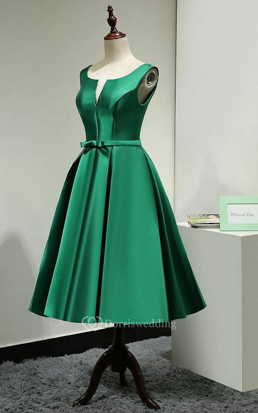 Vestido de cóctel de los años 50 | Vestido de fiesta largo verde esmeralda | Ropa de fiesta formal vintage view 6