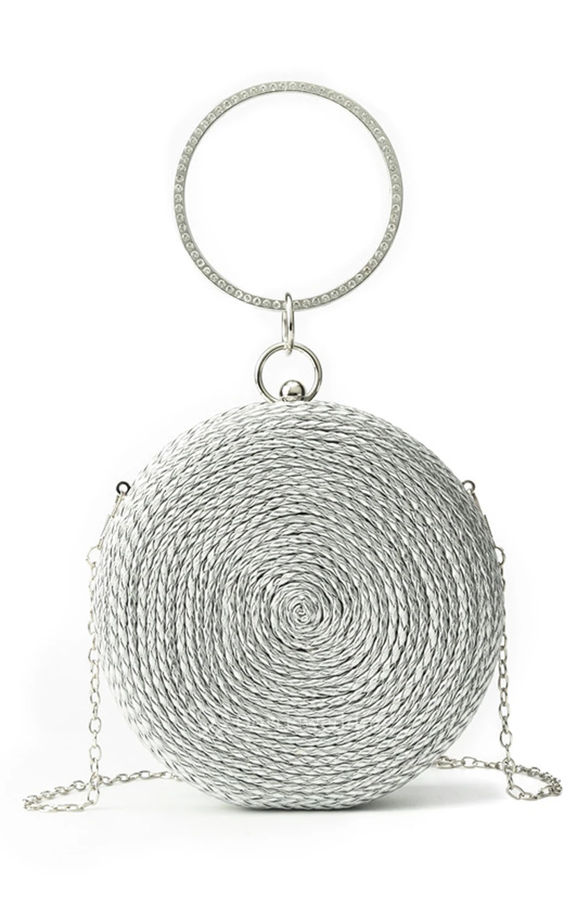 Round Woven Clutch view 5