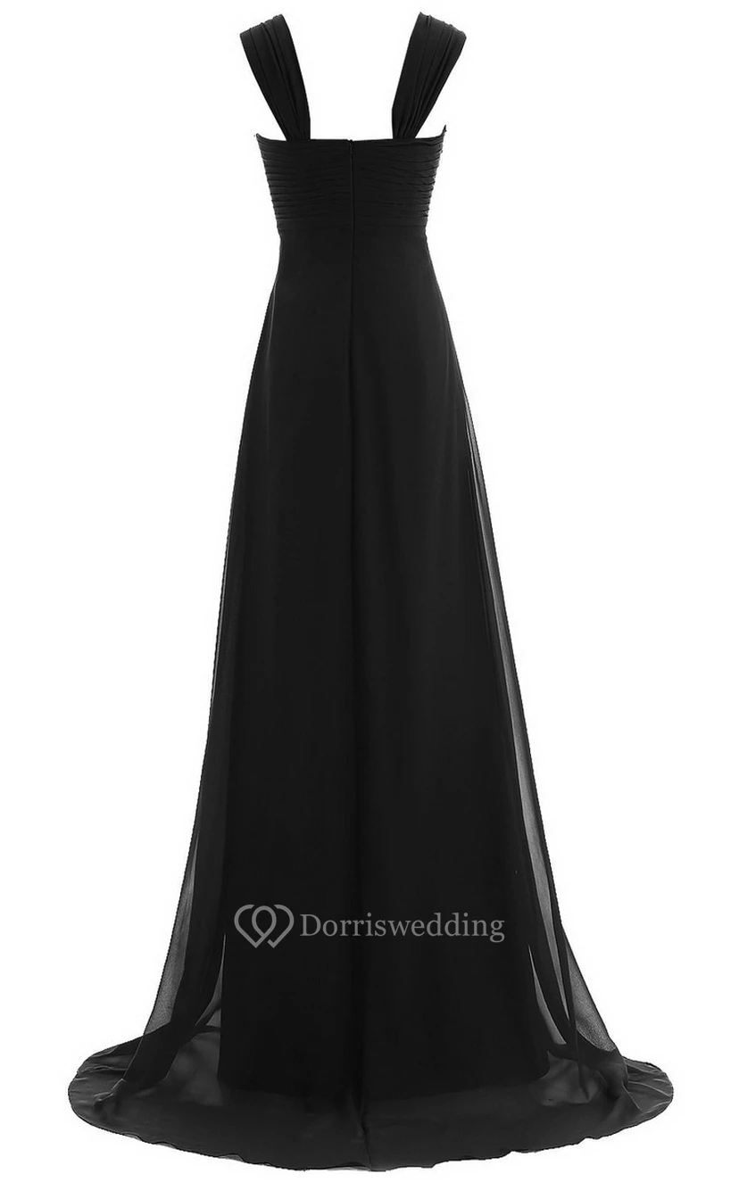 Sweetheart Beading Sweep Train With Zipper Back view 12