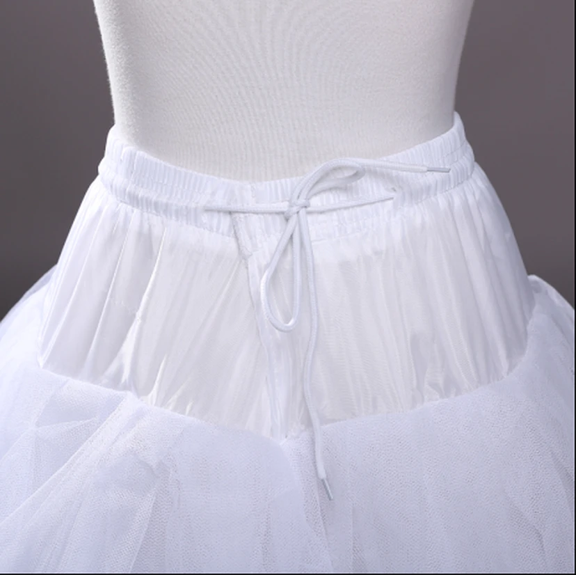 White Short Petticoat with Three-layer Net Boneless Skirt Ballet Short Tutu Skirt view 3