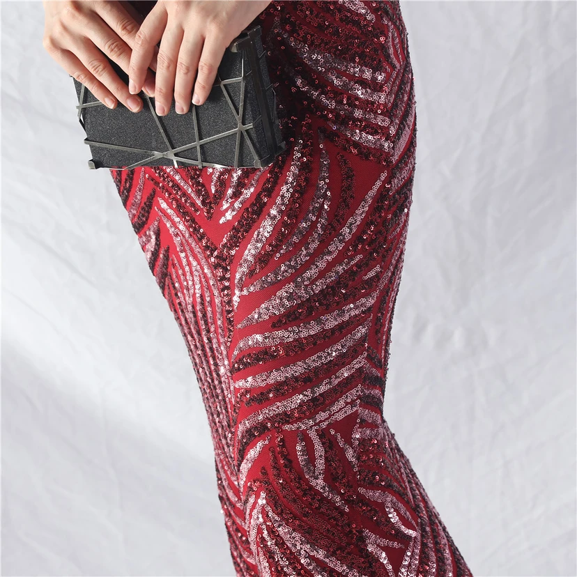 Palace Herringbone Waist Vest High-End Evening Dress view 30