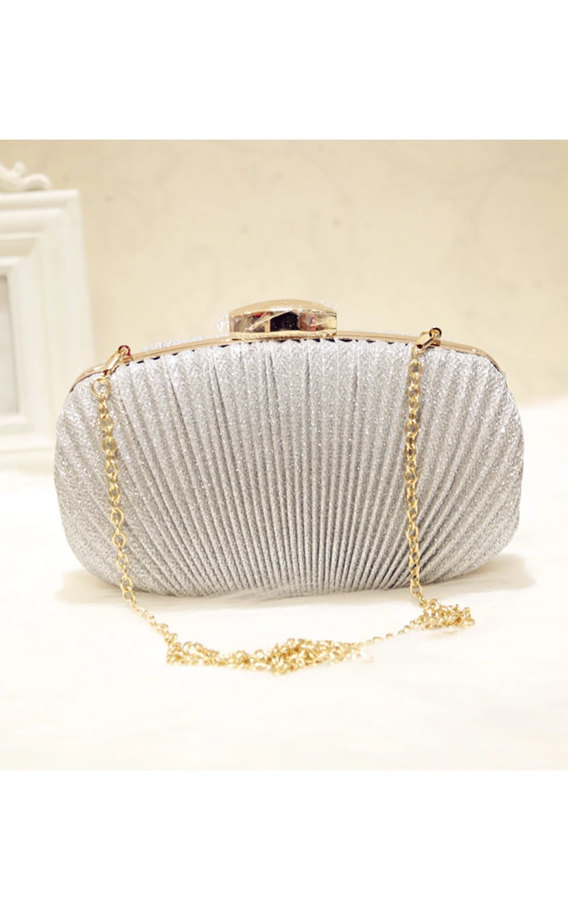 Crystal Metal Clutch view 6