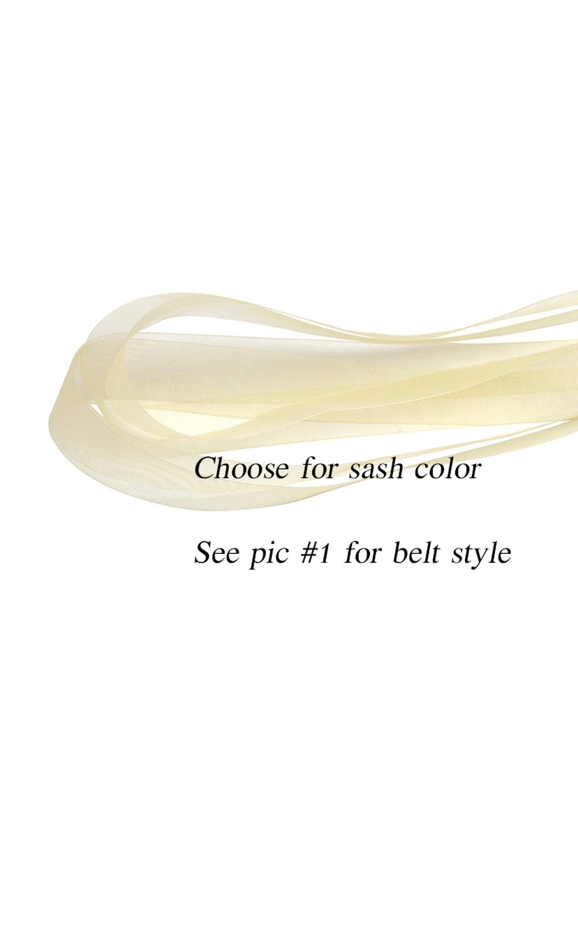 Luxury Tied Belt with Rhinestone view 3