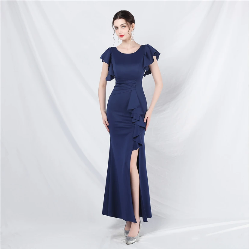 Wedding Celebration Exhibition Car Model Long Dress Skirt view 11