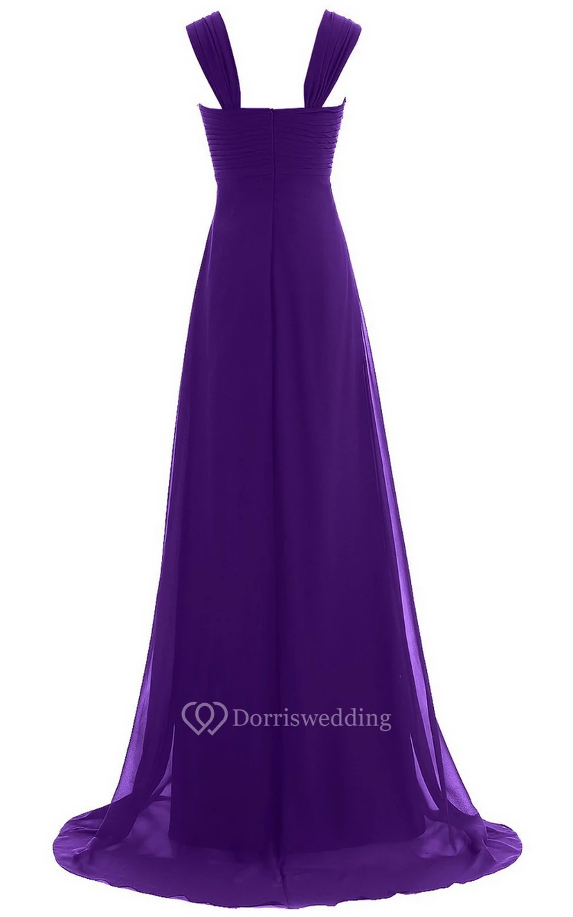 Sweetheart Beading Sweep Train With Zipper Back view 18
