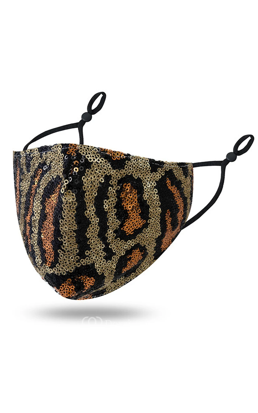 Non-Medical Leopard Print Face Masks view 2