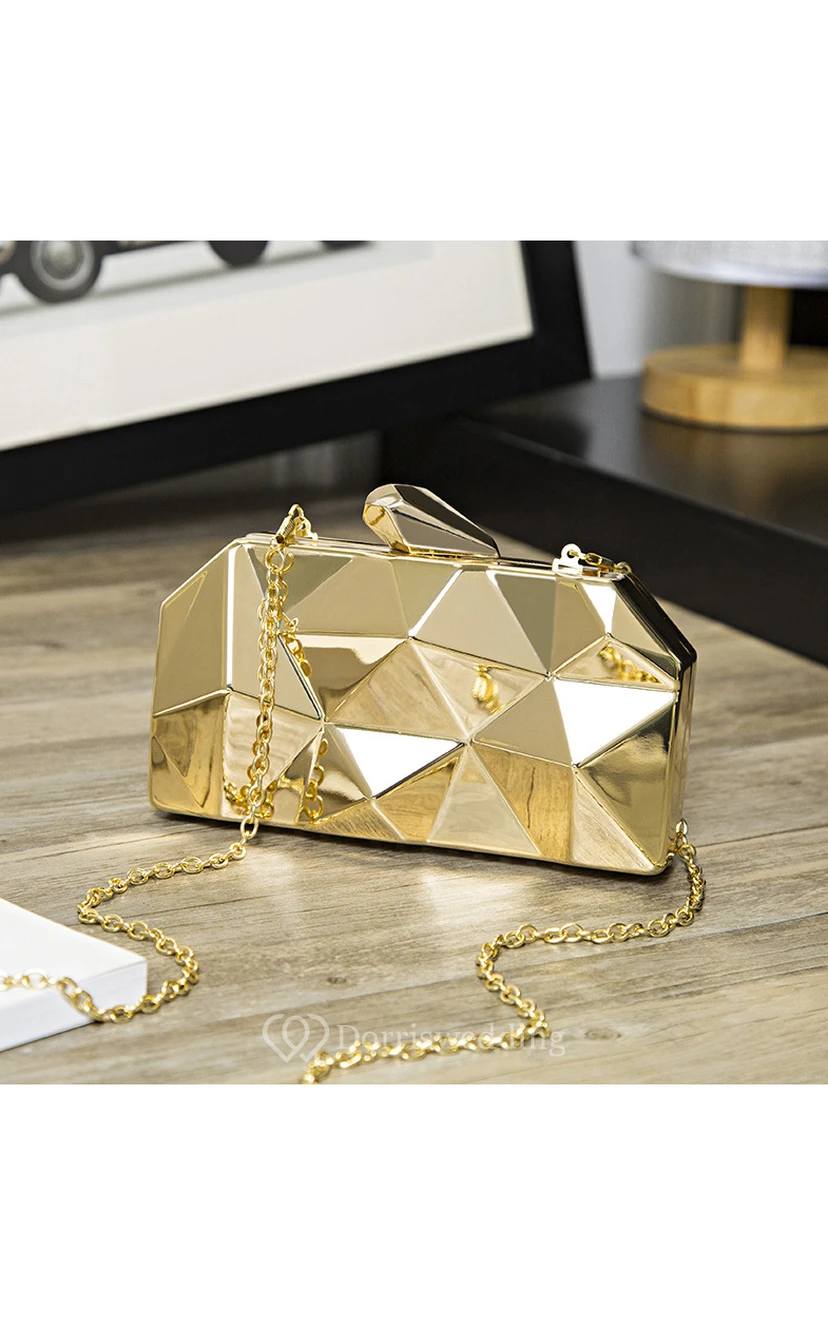 Charming Metal Clutch
