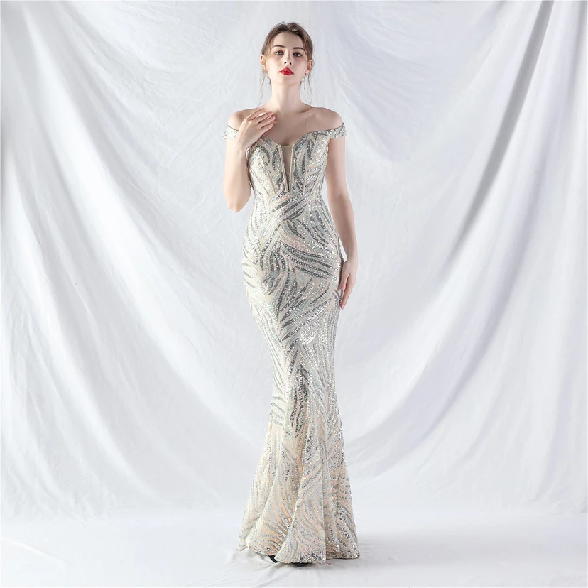 Palace Herringbone Waist Vest High-End Evening Dress view 42