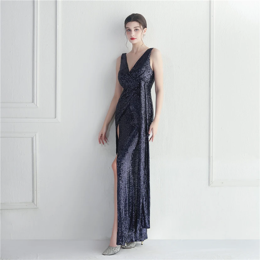 Paillettenkleid von Cross-Border Supply Boutique, ideal für Promi-Automodelle, Dinner-Auftritte und lange Abendkleider view 43