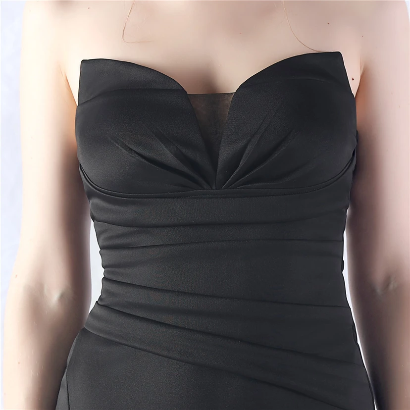 Craft Dress Sexy Off-Shoulder Wrapped Chest Satin Evening Dress view 56
