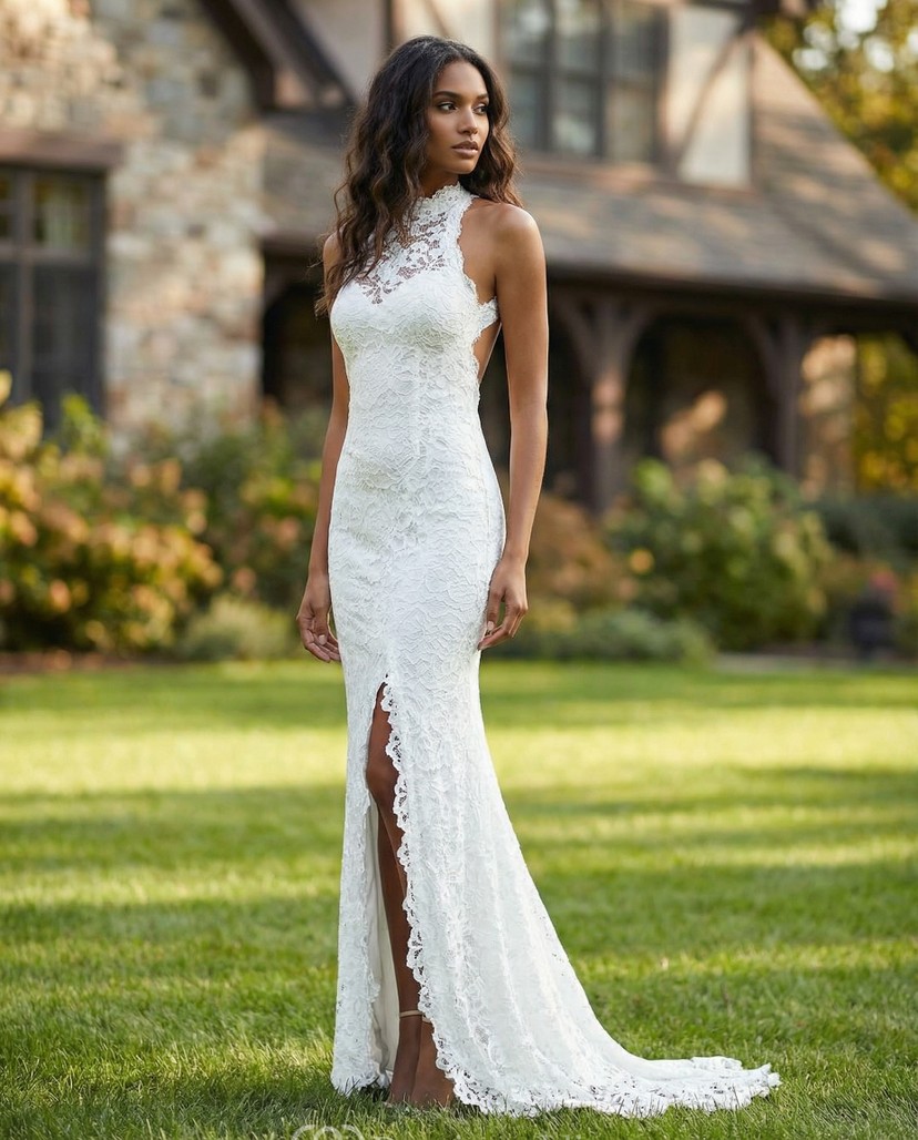 white long elegant dress Satin Little Wedding A-Line Tea Length V Neck Pocket Bridal Gown COCOMELODY CW3379, 15 Days / Ivory / US6-UK8-EUR36 Pick Model:Model 9 collection: 50OFFSUMMERFLASH Katy Perry stuns as Dress Measures 14